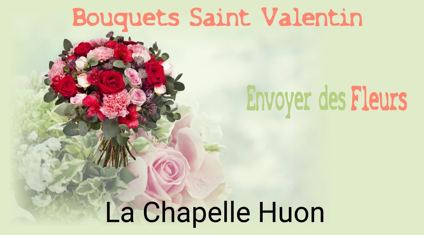 Roses de Saint-Valentin livrées à La Chapelle-Huon